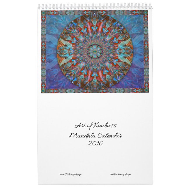 Kunst von Güte-Mandala-Kalender 2016 Kalender (Titelbild)