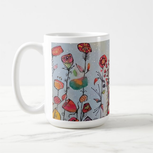 Kunst von Laurie Bell Kaffeetasse (Links)