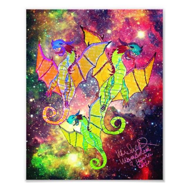 Kunst von Micheals Dragons Foto (Vorne)