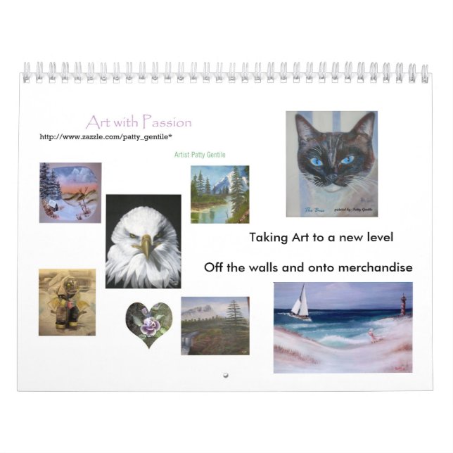 Kunst von Patty Gentile Kalender (Titelbild)