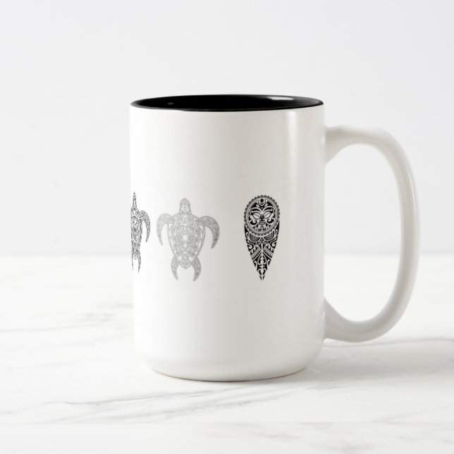 Kunst Zweifarbige Tasse (Rechts)