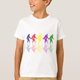 KUNSTAKADEMIE SQUATCH - buntes Bigfoot-Logo T-Shirt