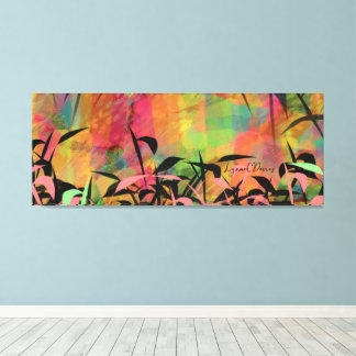 Kunstattacken Gestrickte Canvas Print Leinwanddruck