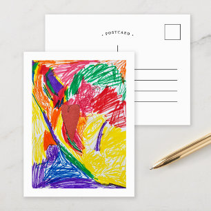 Kunstaudruck für kundenspezifische Kinder Postkarte