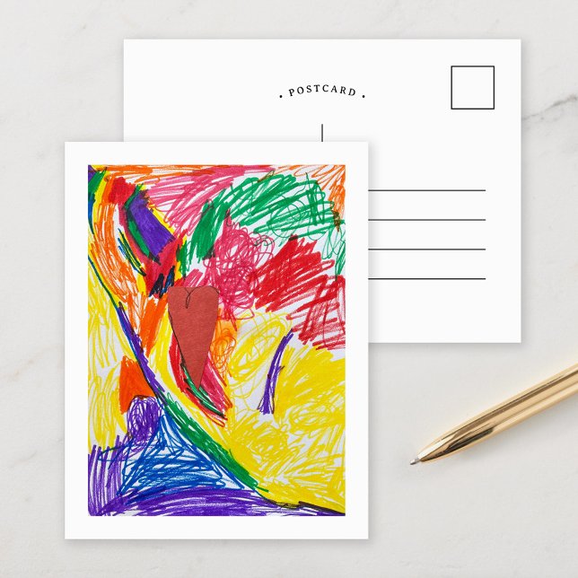 Kunstaudruck für kundenspezifische Kinder Postkarte (Von Creator hochgeladen)