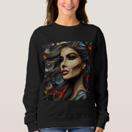 Kunstausdruck von Frauen in Sweatshirts 14