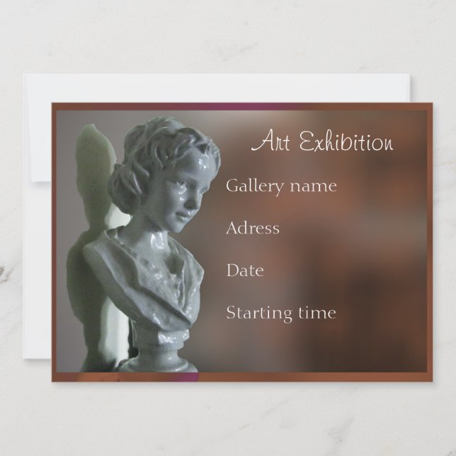 Kunstausstellung Einladung (Vorderseite)