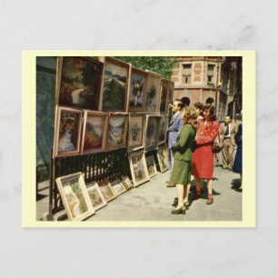 Kunstausstellung, Greenwich Village, New York City Postkarte
