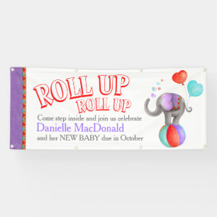 Kunstbanner für Babydusche Banner