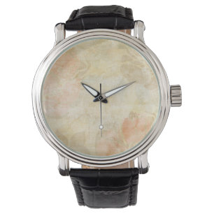 KunstblumenSchmutz-Hintergrundmuster Armbanduhr