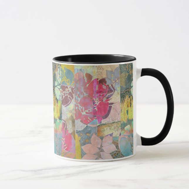 KunstblumenSchmutzmuster Tasse (Rechts)
