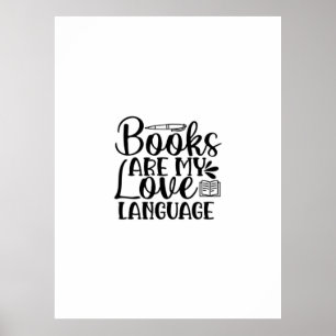 Kunstbücher lesen ist meine Liebe Poster