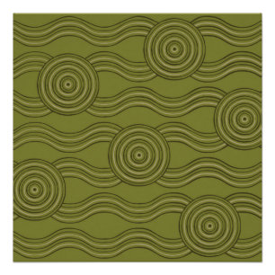 Kunstbüchse der Aboriginal Poster