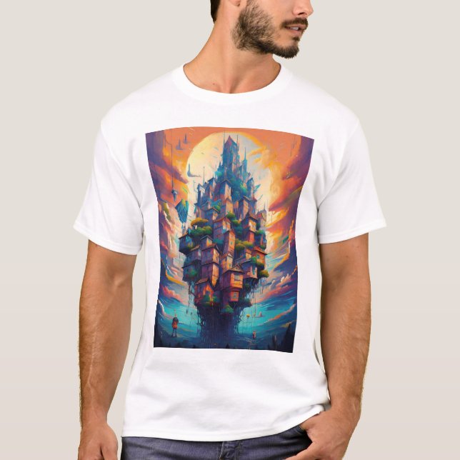 Kunstdesign T-Shirt (Vorderseite)