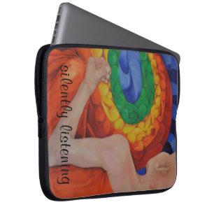 Kunstdesigner Laptop-Hülle Gespräch Laptopschutzhülle