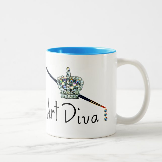 "Kunstdiva" Tasse (Rechts)