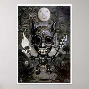 Kunstdruck "des NachtMarcher" - (surreal Kunst des Poster