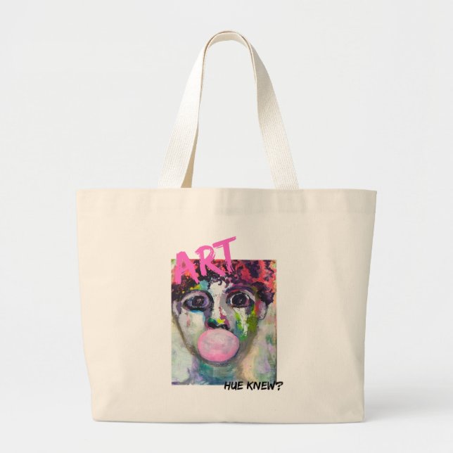 Kunstdruck-Tasche Jumbo Stoffbeutel (Vorne)