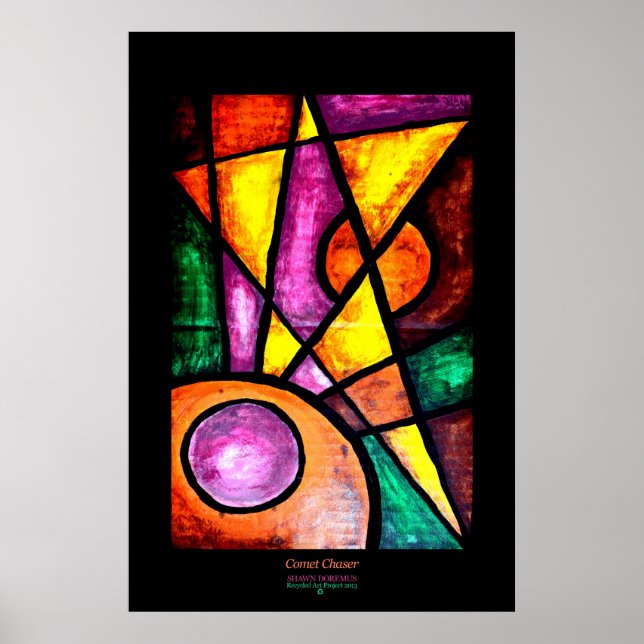 Kunstdrucke, Comet Chaser, Akryllisch Poster (Vorne)