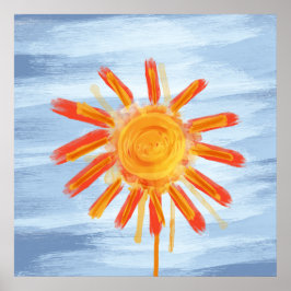 Kunstdrucken, Sonnenschein Poster