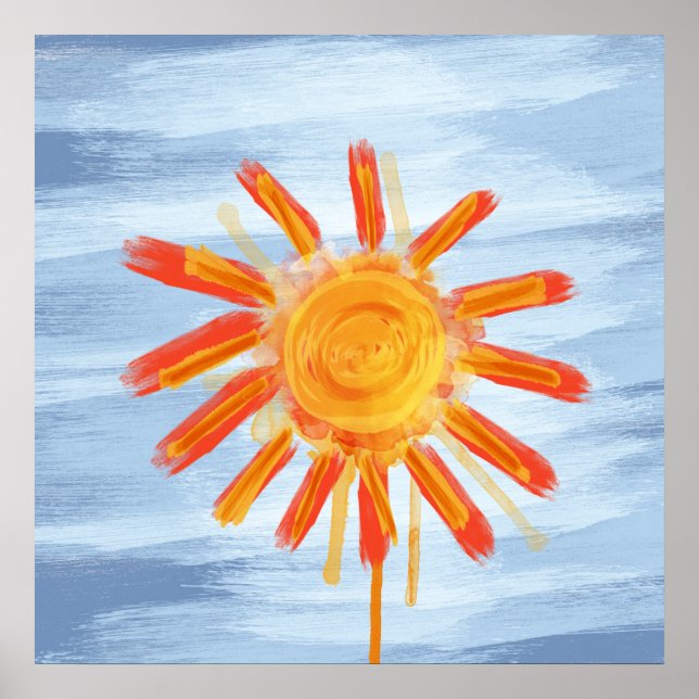 Kunstdrucken, Sonnenschein Poster (Vorne)