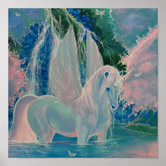 Kunstdruckerei "Iridescent World" Poster (Vorne)