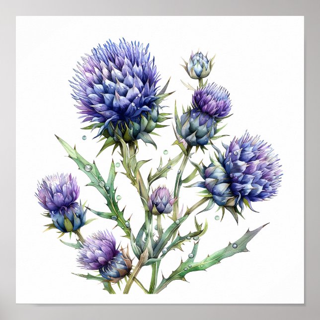 Kunstdruckerei, Wildblumen Poster (Vorne)