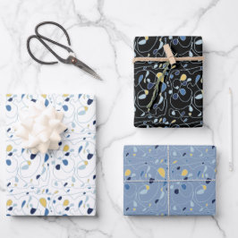 Kunstdruckpapier für eine Linie Geschenkpapier Set