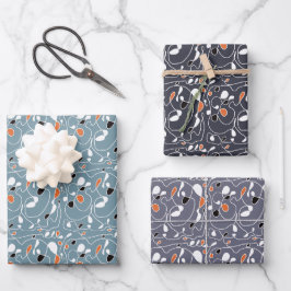 Kunstdruckpapier für eine Linie Geschenkpapier Set