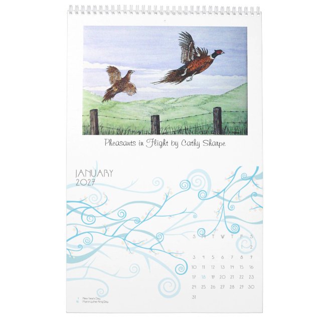 Künste-Kalender mit Tier- u. Tierszenen Kalender (Jan 2027)