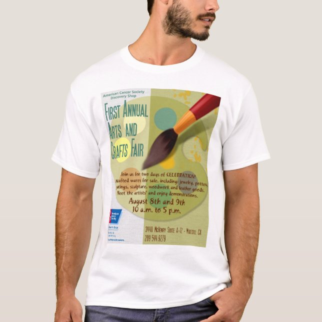 Künste 'n macht Messe in Handarbeit T-Shirt (Vorderseite)
