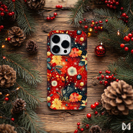 Kunstferien - Festliche Blumen und Ornamente Case-Mate iPhone 14 Pro Hülle