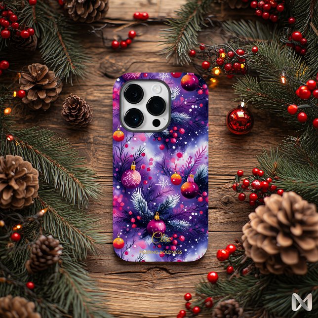 Kunstferien Lila Festivals Case-Mate iPhone 14 Pro Hülle (Von Creator hochgeladen)