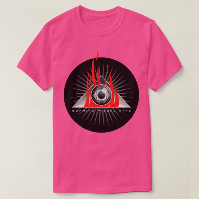 Kunstflammen T-Shirt (Design vorne)