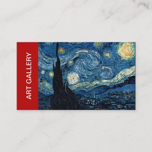 Kunstgalerie Business Cards Visitenkarte (Vorderseite)