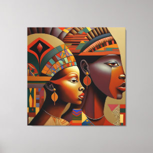 Kunstgalerie "Colorful Women" Leinwanddruck