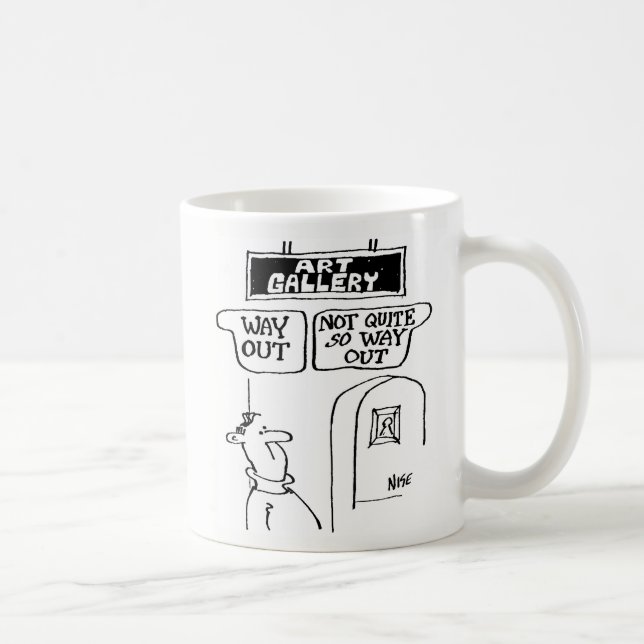 Kunstgalerie Zeichen. "Ausweg" und "Nicht so weit  Kaffeetasse (Rechts)
