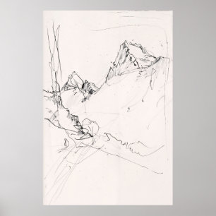 Kunstgebirgslandschaft - poster