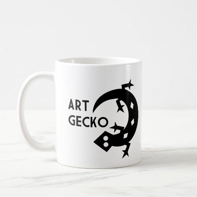 KunstGecko Kaffeetasse (Links)