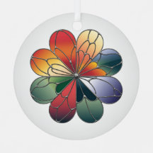 Kunstgefestigte Glaskunst, Abstrakte Blume