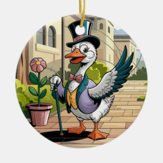Kunstgefestigte Glaskunst, Albernes Gänsehalm Keramik Ornament