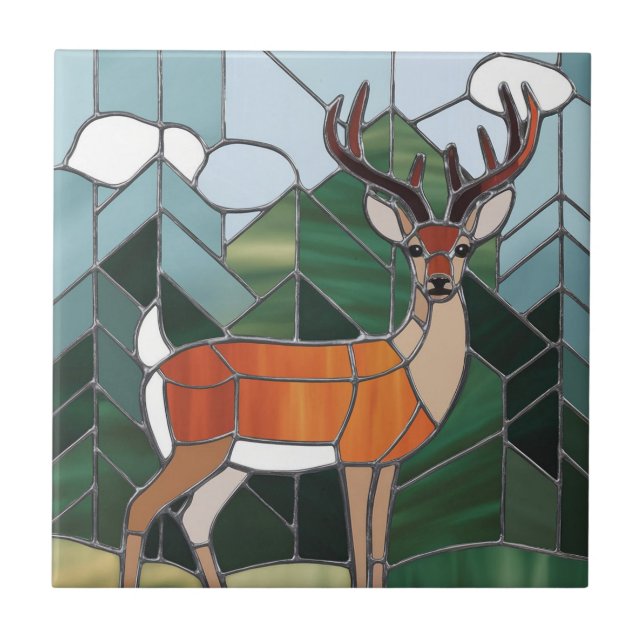 Kunstgefestigte Glaskunst, verklebter Glass Stil H Fliese (Vorderseite)