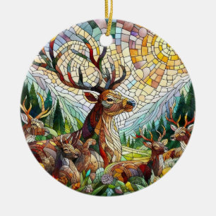 Kunstgefestigte Glaskunst, verklebter Glass Stil H Keramik Ornament