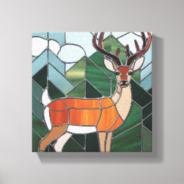 Kunstgefestigte Glaskunst, verklebter Glass Stil H Leinwanddruck