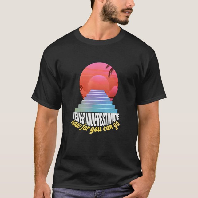 Kunstgepflegtes Zitat T-Shirt (Vorderseite)
