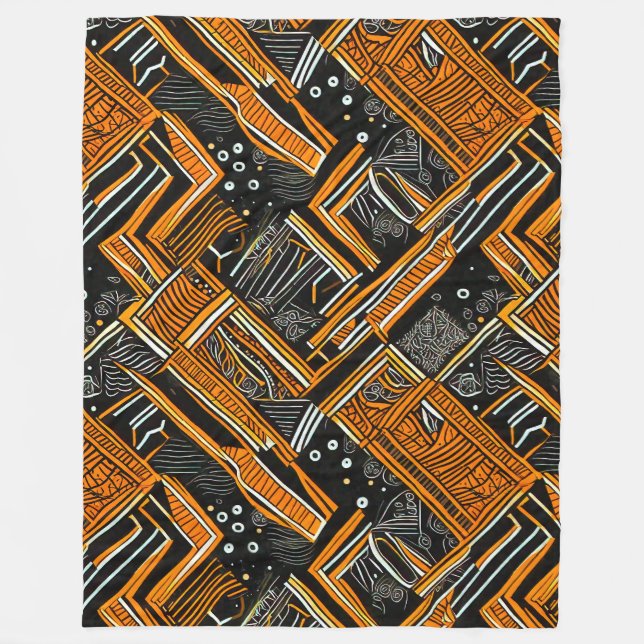 Kunstgewerbe Fleecedecke (Vorderseite)