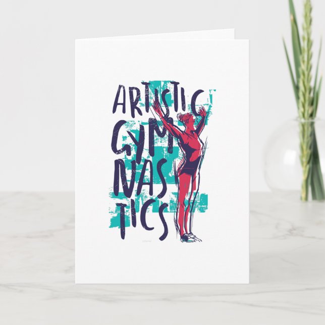 Kunstgymnastik Karte (Vorderseite)