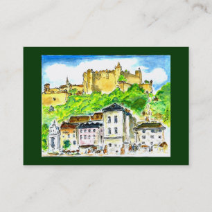 Kunsthandel Museum Schloss Montebello Visitenkarte