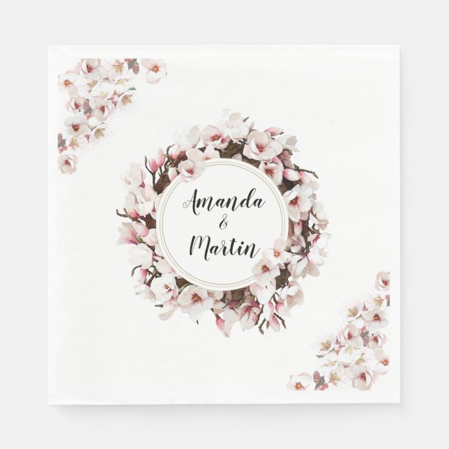 Kunsthandwerk des Blossom Serviette (Vorderseite)