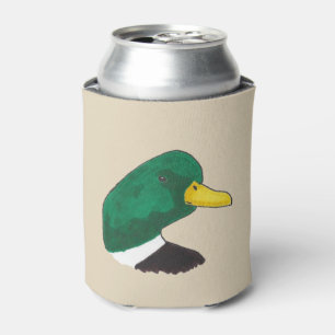 Kunsthandwerk gezeichnet Mallard Duck Dosenkühler